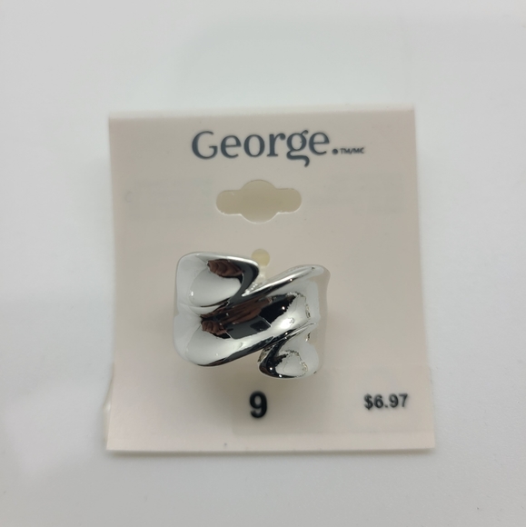 Silver Spiral George Ring - Picture 1 of 2